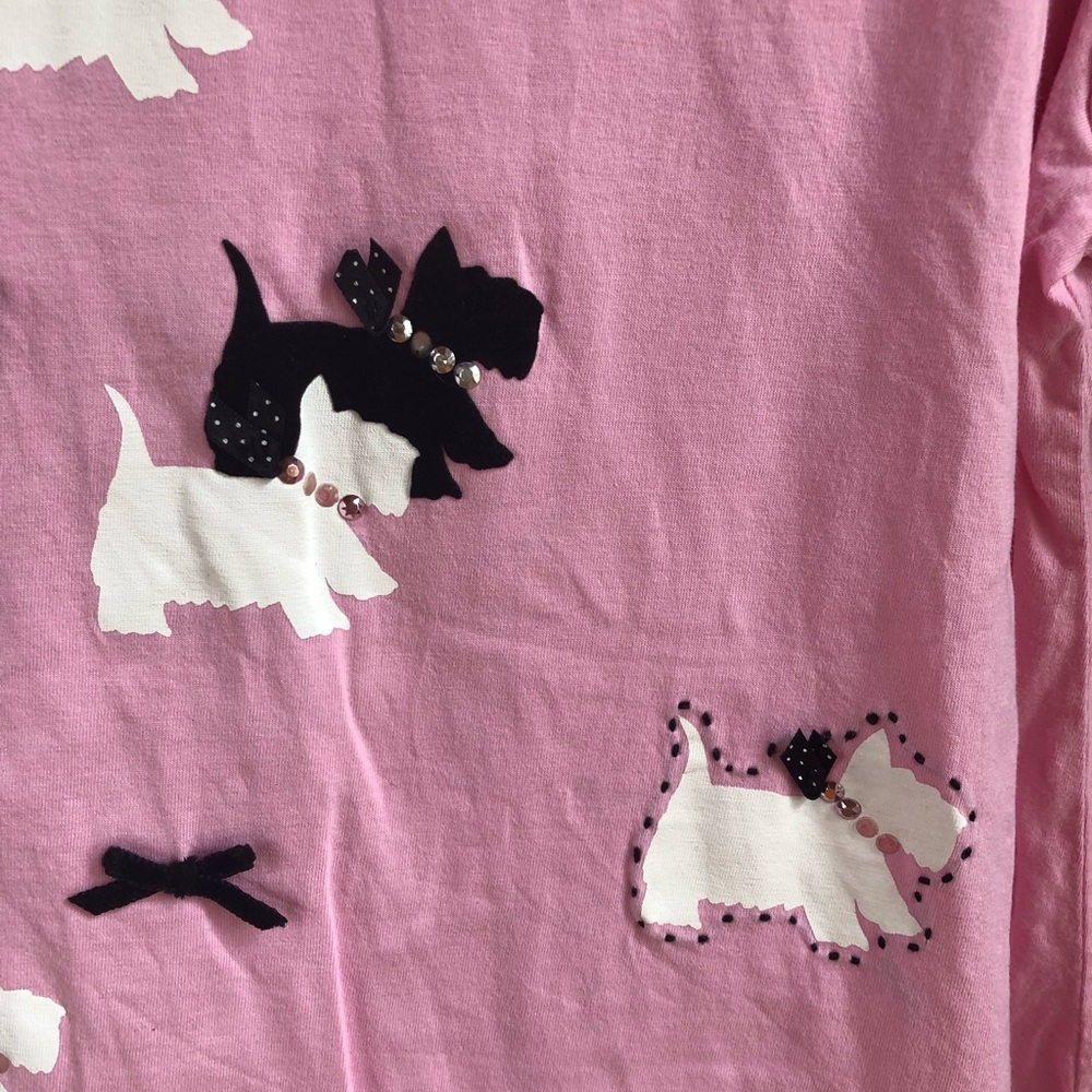 VS Dog Print Rhinestone Accent Sleep Shirt - Picture 7 of 8